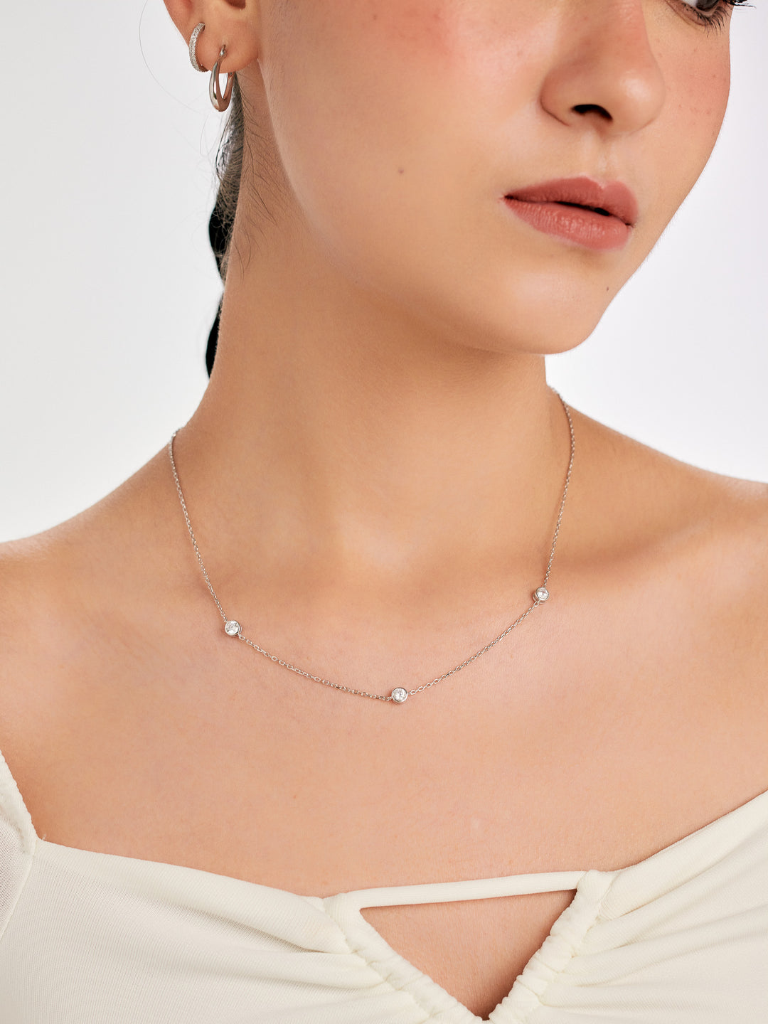 CLAIRE Trio Diamond Necklace