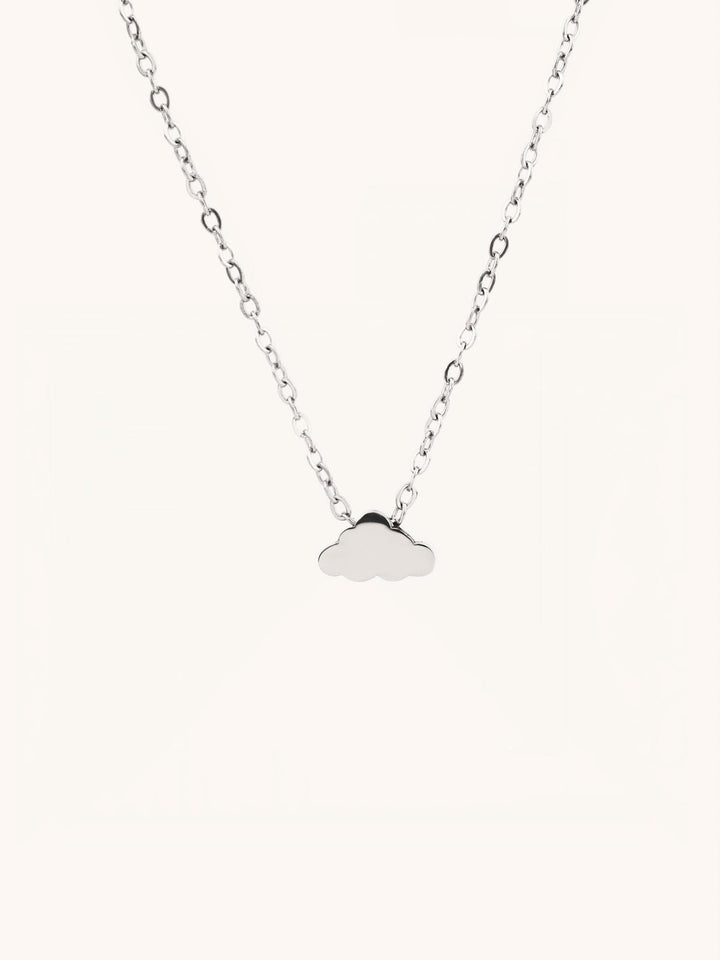 Mini Cloud Engravable Necklace - Minimalist Lab