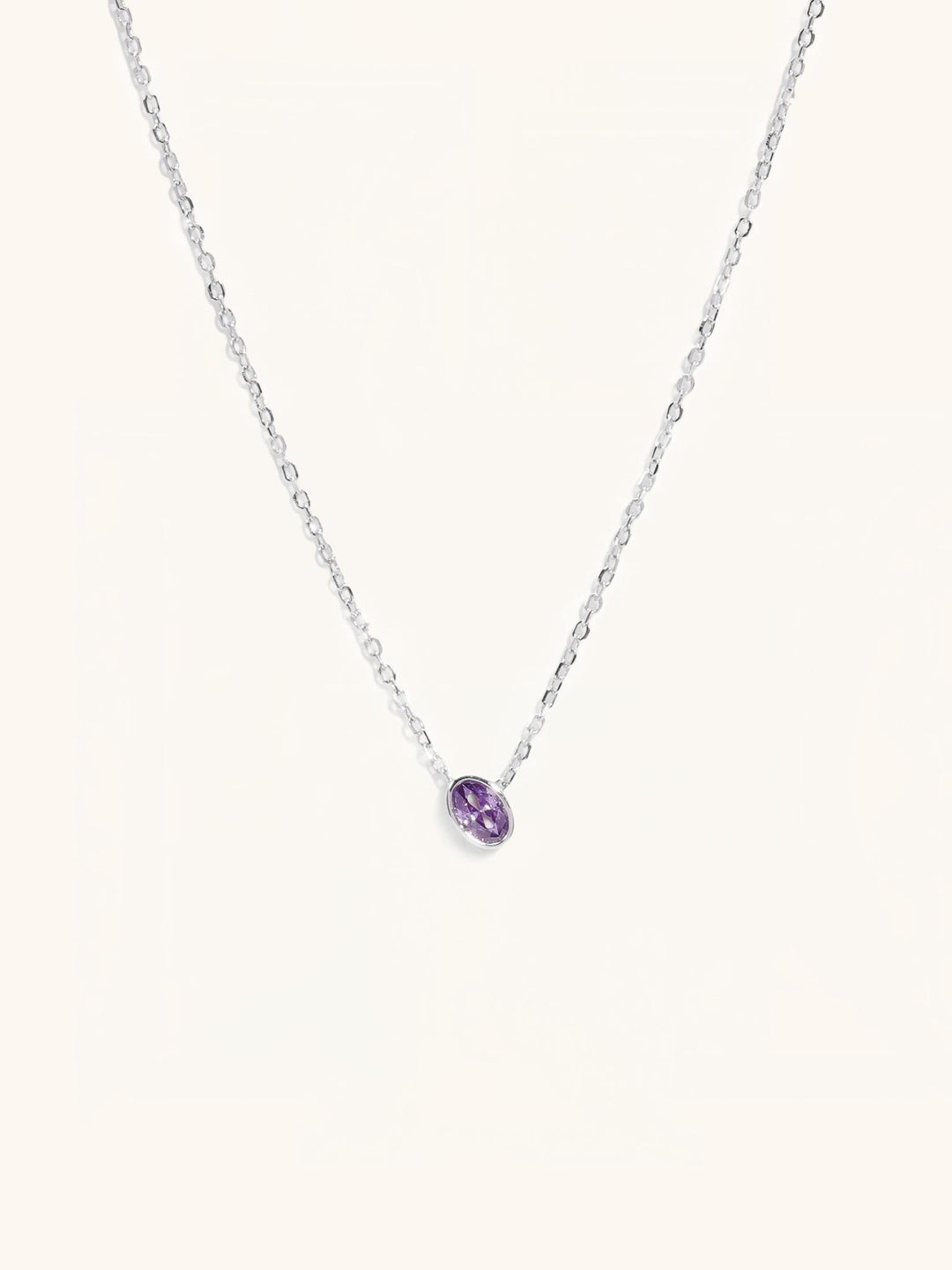 Amethyst Birthstone Necklace