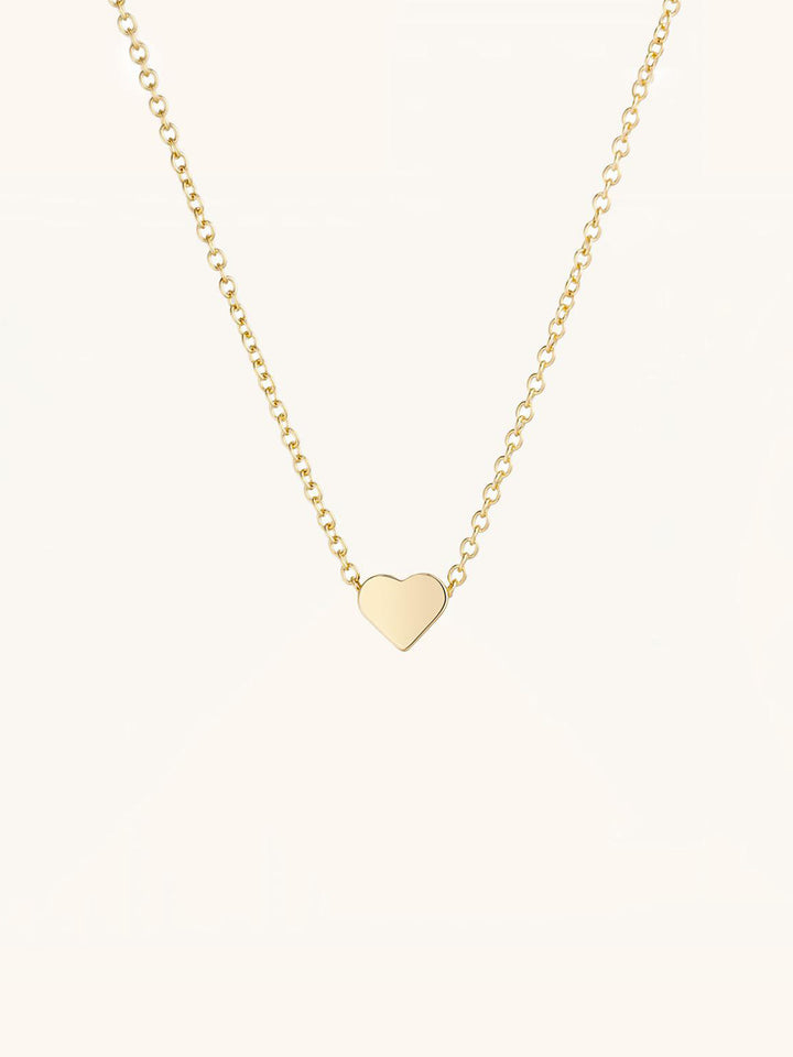 Erina Mini Heart Engravable Necklace - Minimalist Lab