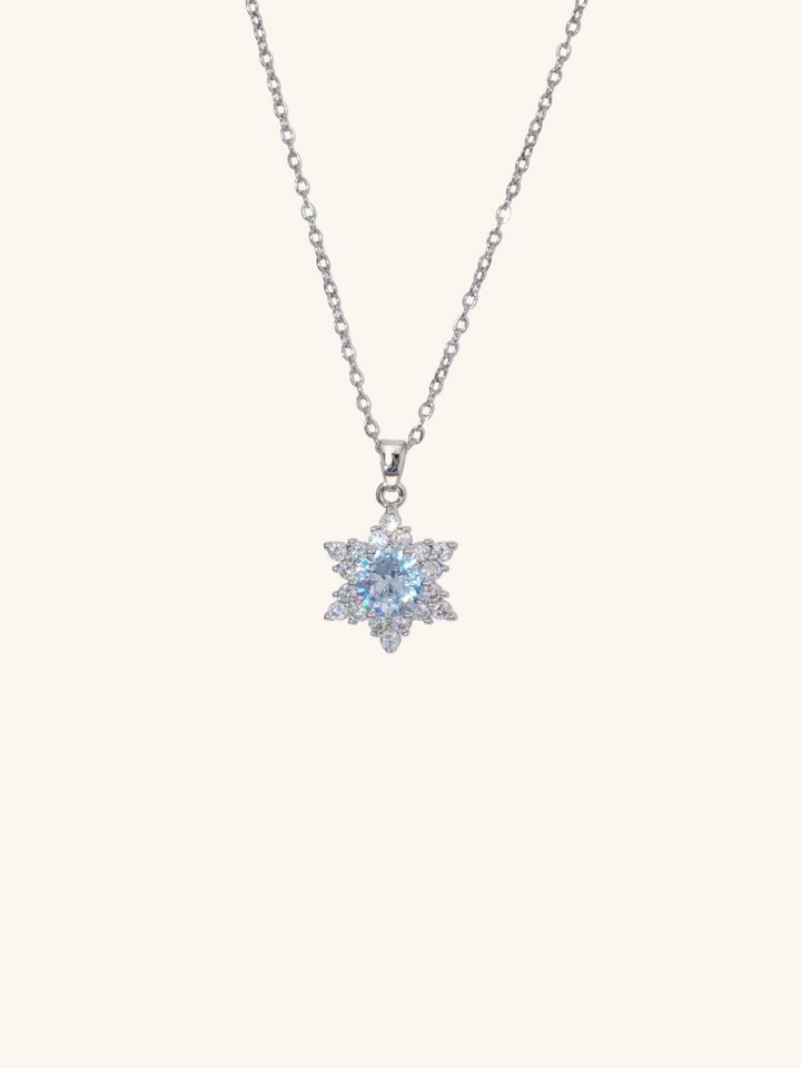 Diamond Snowflake Necklace