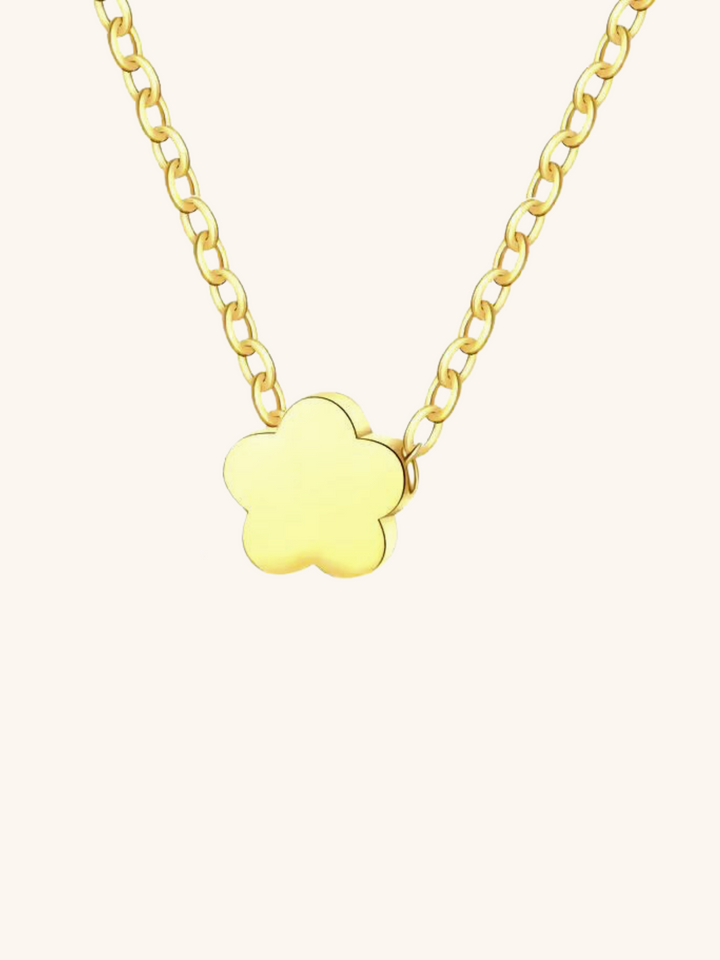 Mini Flower Engravable Necklace