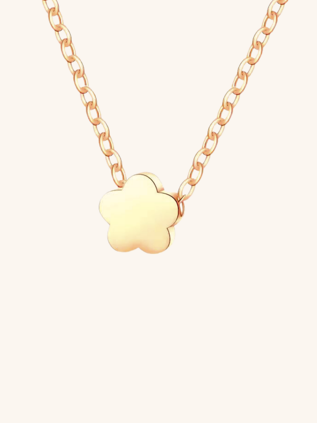 Mini Flower Engravable Necklace