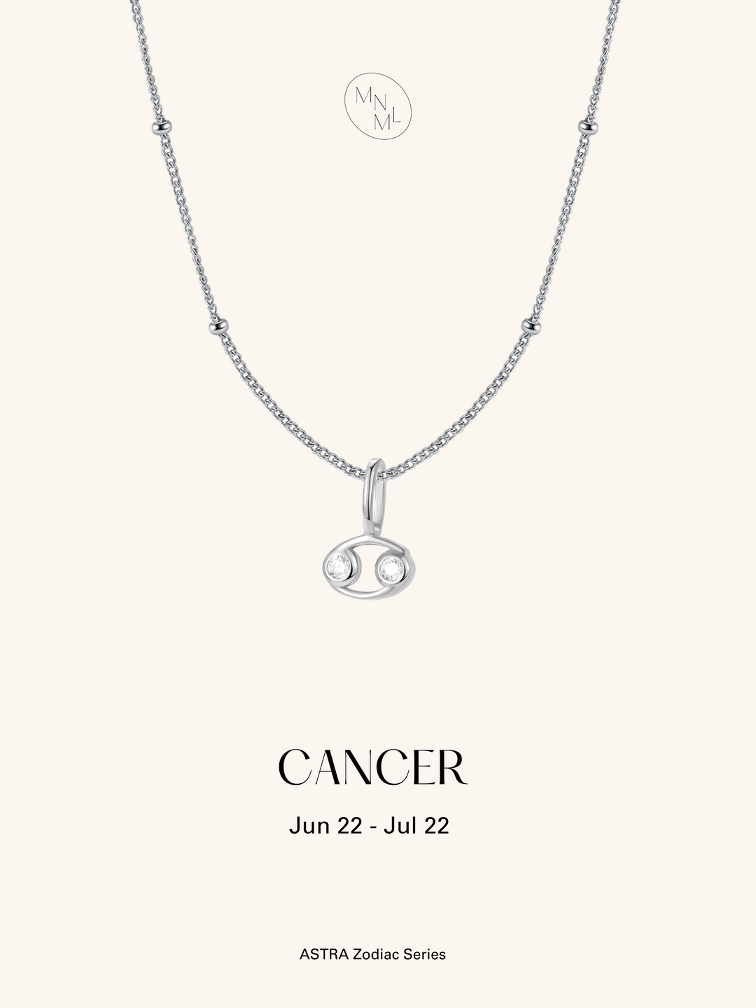 ASTRA Zodiac Sterling Silver Necklace