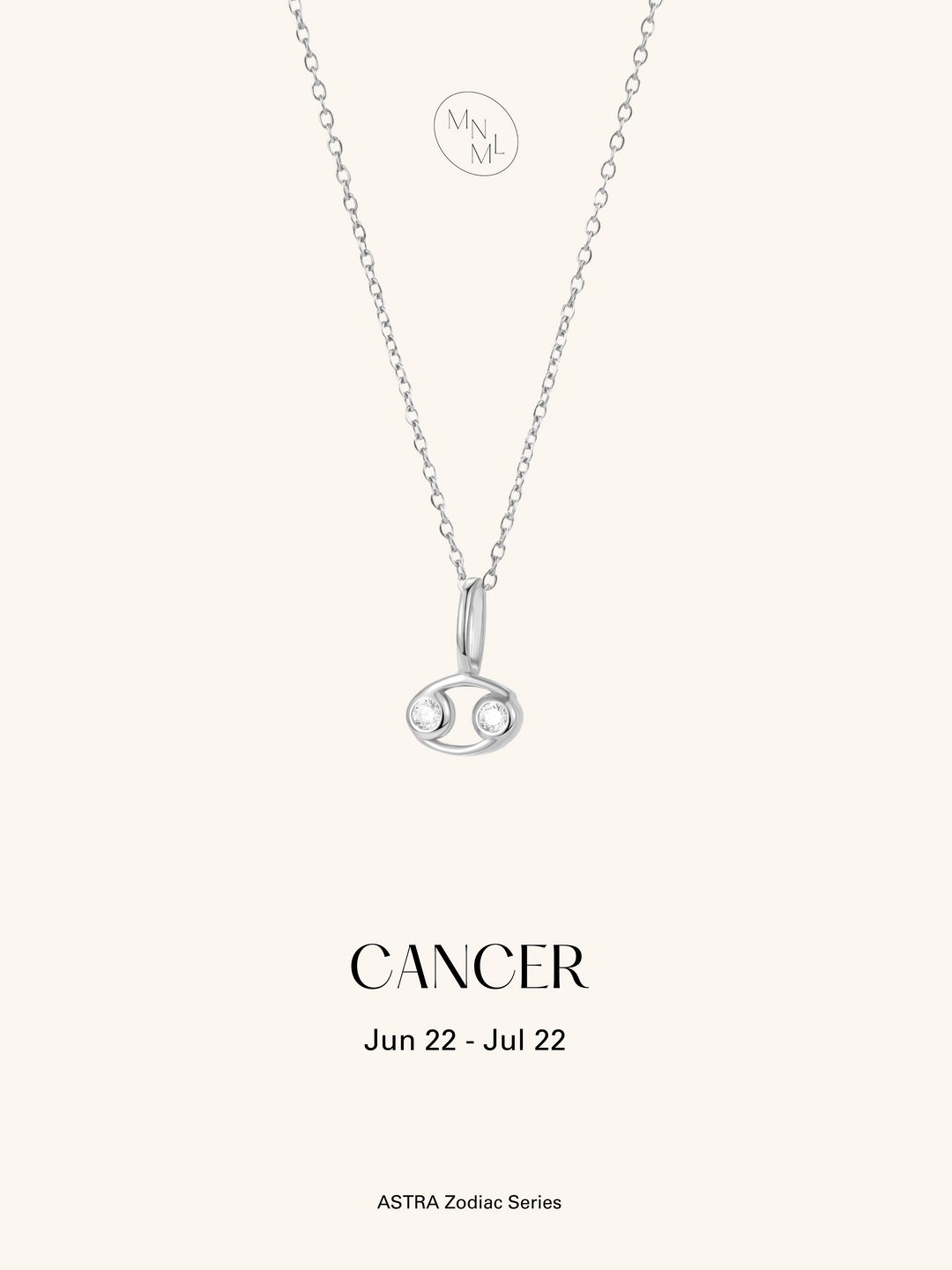 ASTRA Zodiac Sterling Silver Necklace