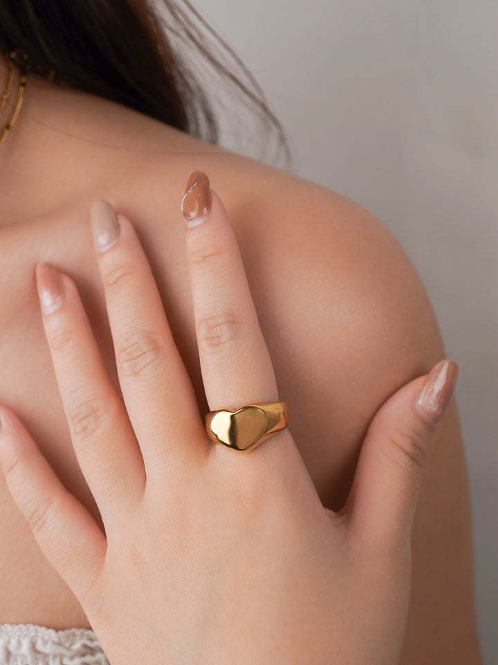 Heart Signet Ring