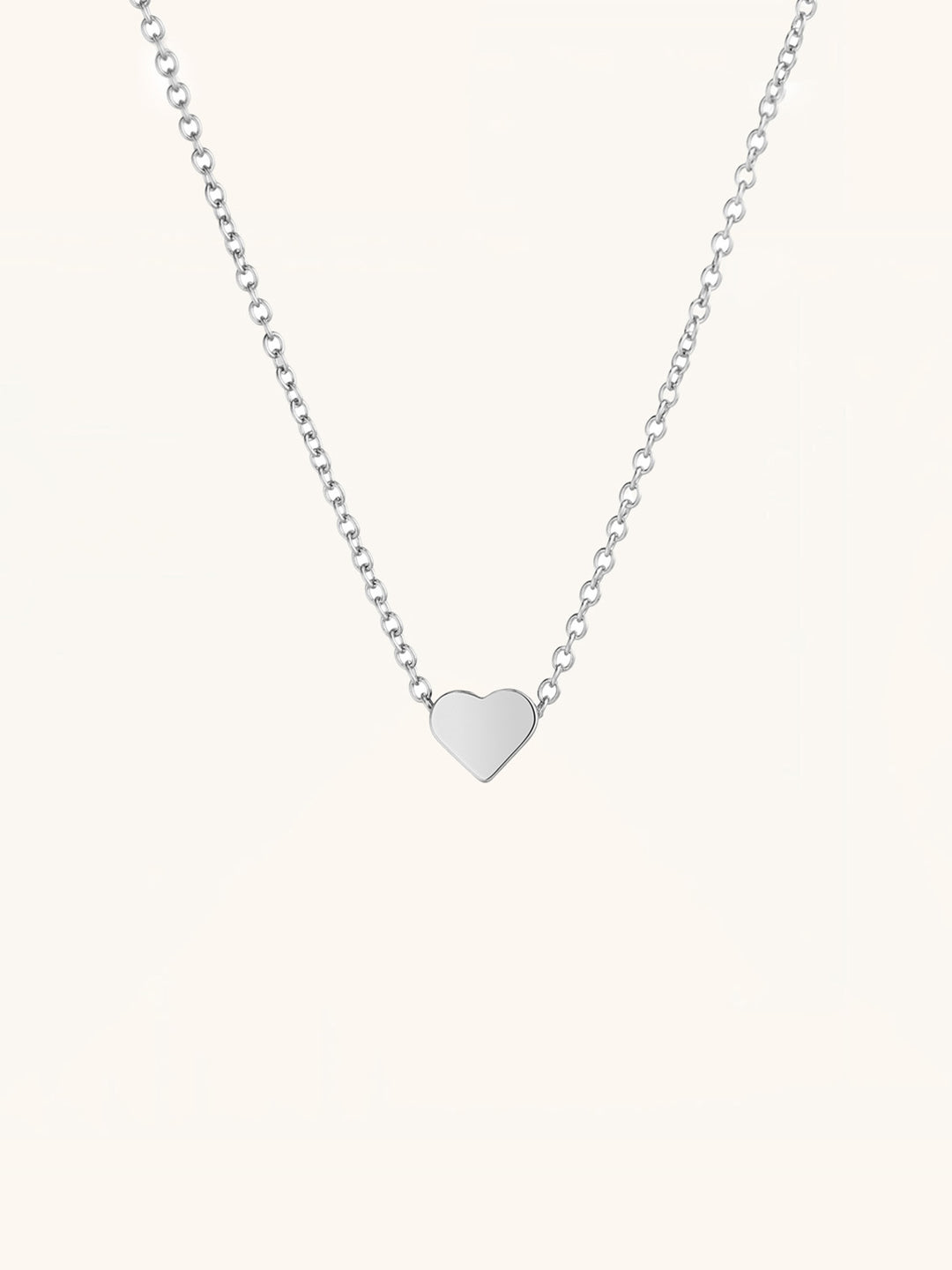 Erina Mini Heart Engravable Necklace - Minimalist Lab