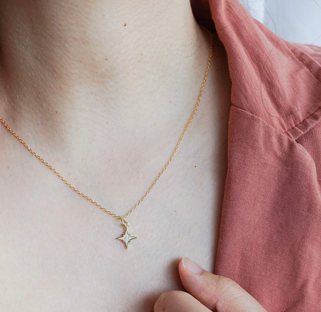 PENELOPE North Star Sterling Silver Necklace - Minimalist Lab