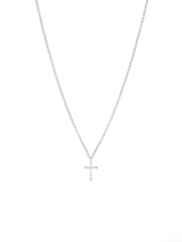 LUISA Cross Sterling Silver Necklace