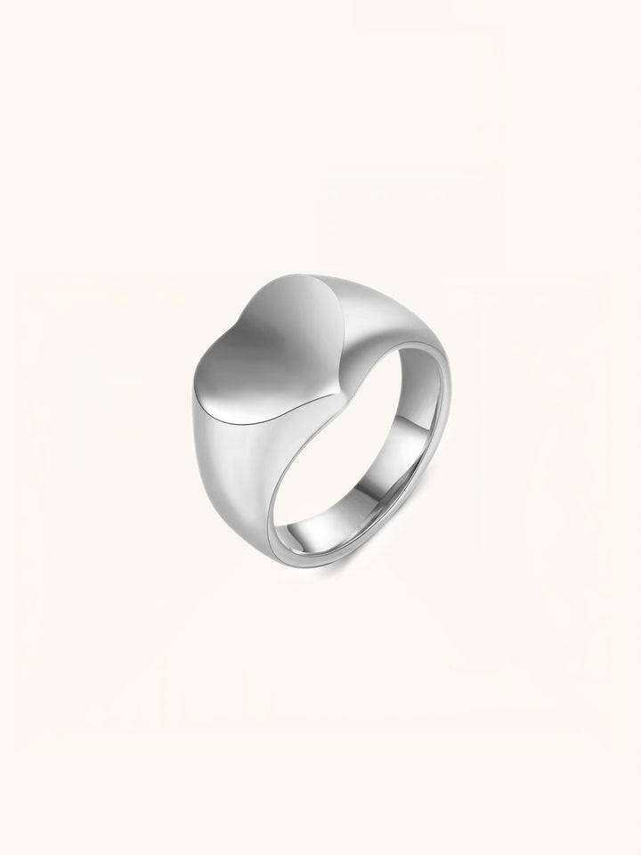 Heart Signet Ring