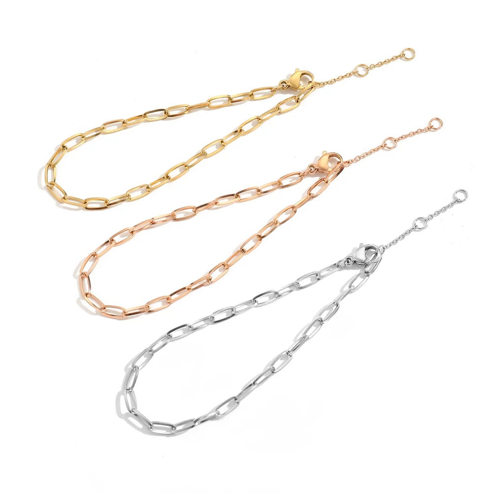 Paperclip Chain Essential Bracelet