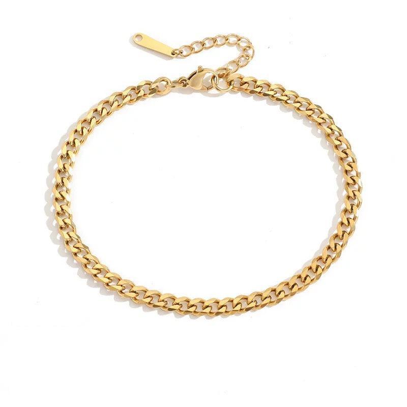 Curb Chain Anklet - Minimalist Lab