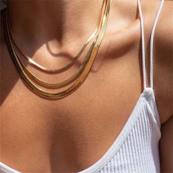 Herringbone Chain Essential Necklace