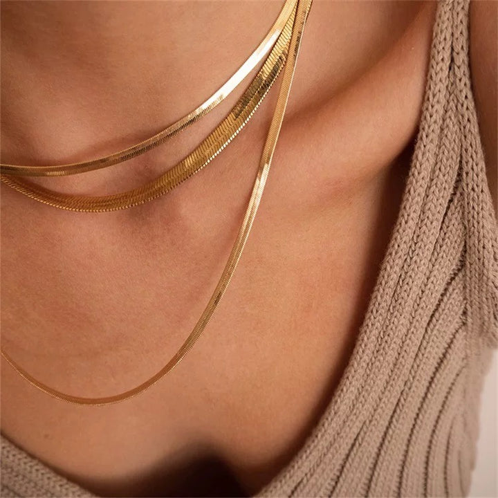 Herringbone Chain Essential Necklace