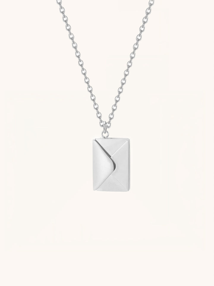 Love Letter Pendant Engravable Necklace