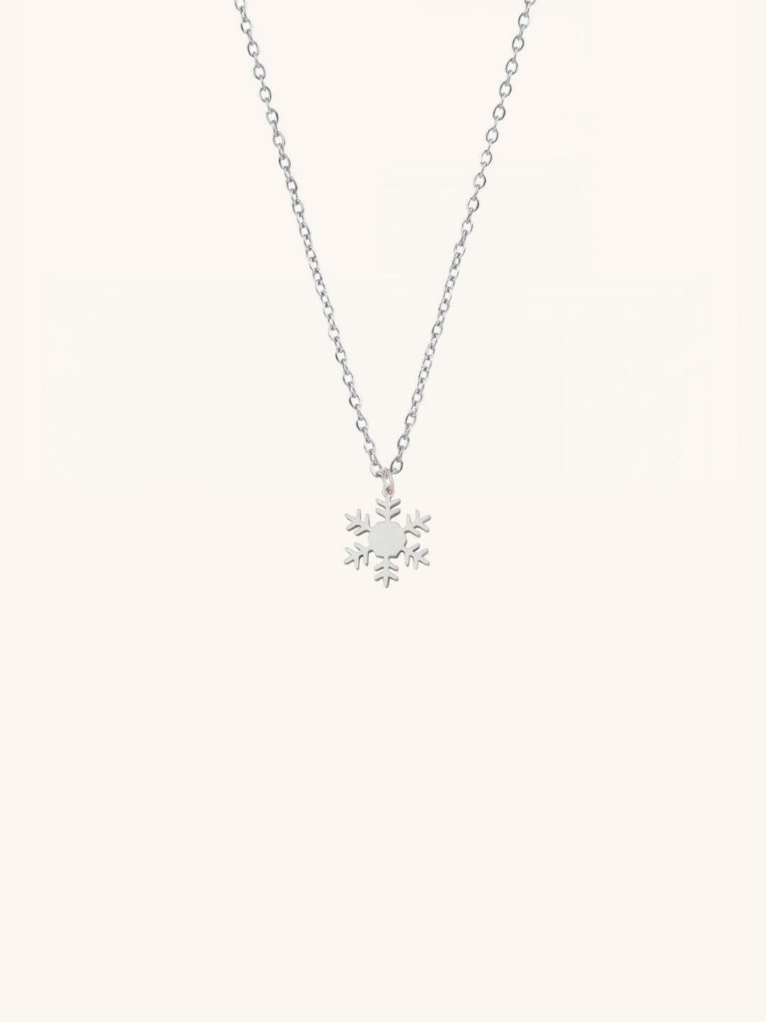 Snowflake Engravable Choker Necklace