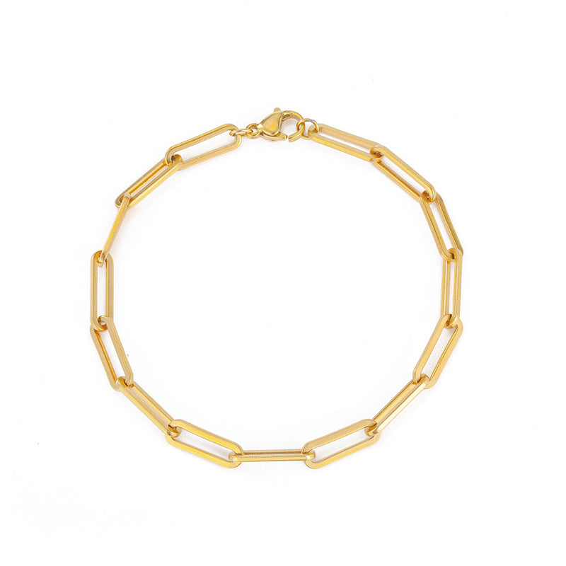 Paperclip Chain Essential Bracelet