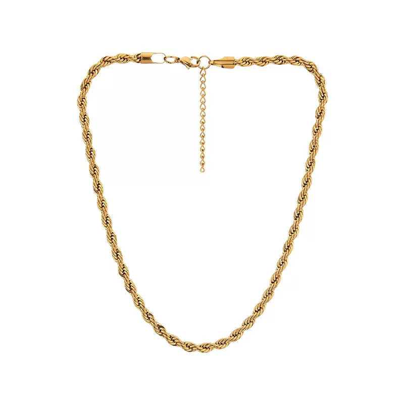 Twist Chain Essential Necklace - Minimalist Lab