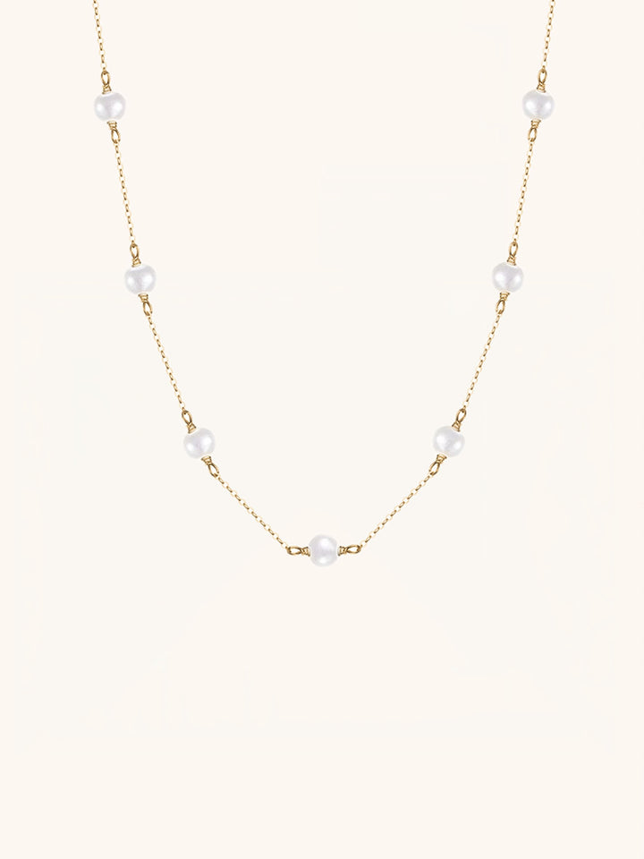 PEARLY Cable Chain Necklace - Minimalist Lab