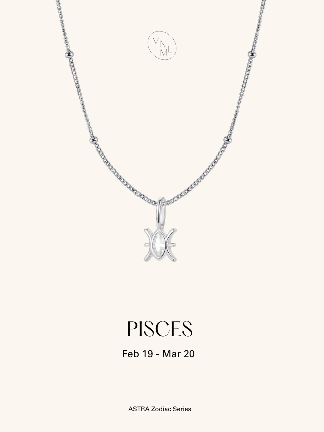 ASTRA Zodiac Sterling Silver Necklace