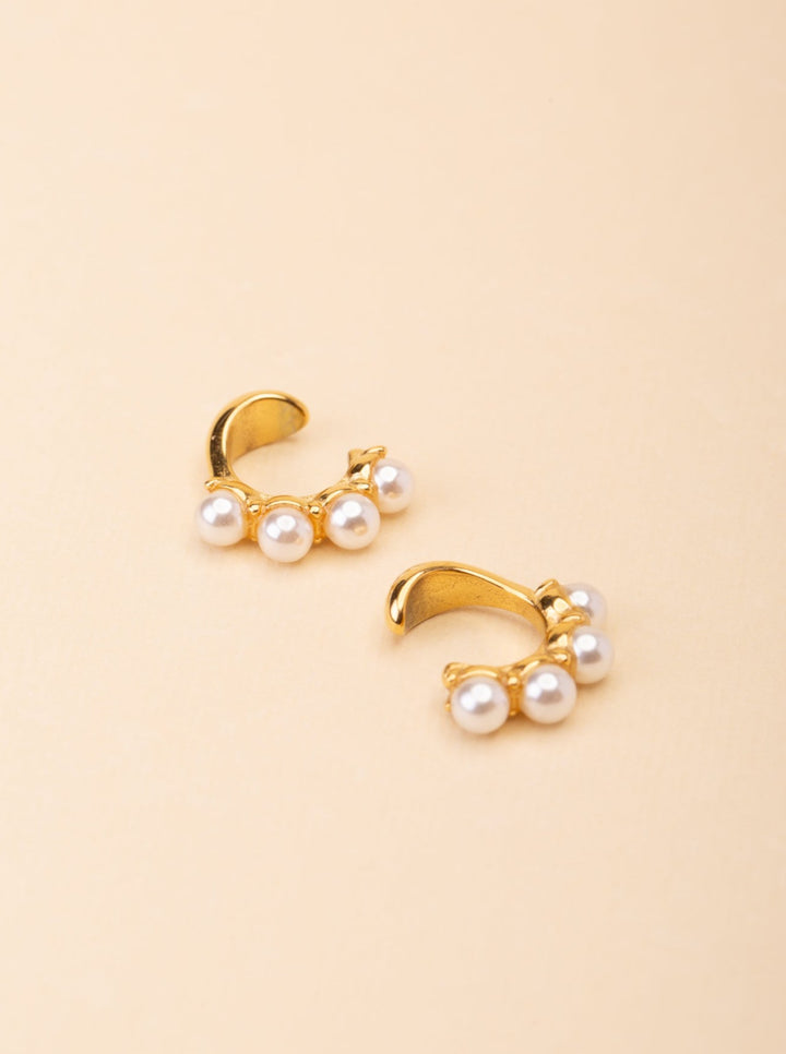 Courage Pearls Ear Cuffs