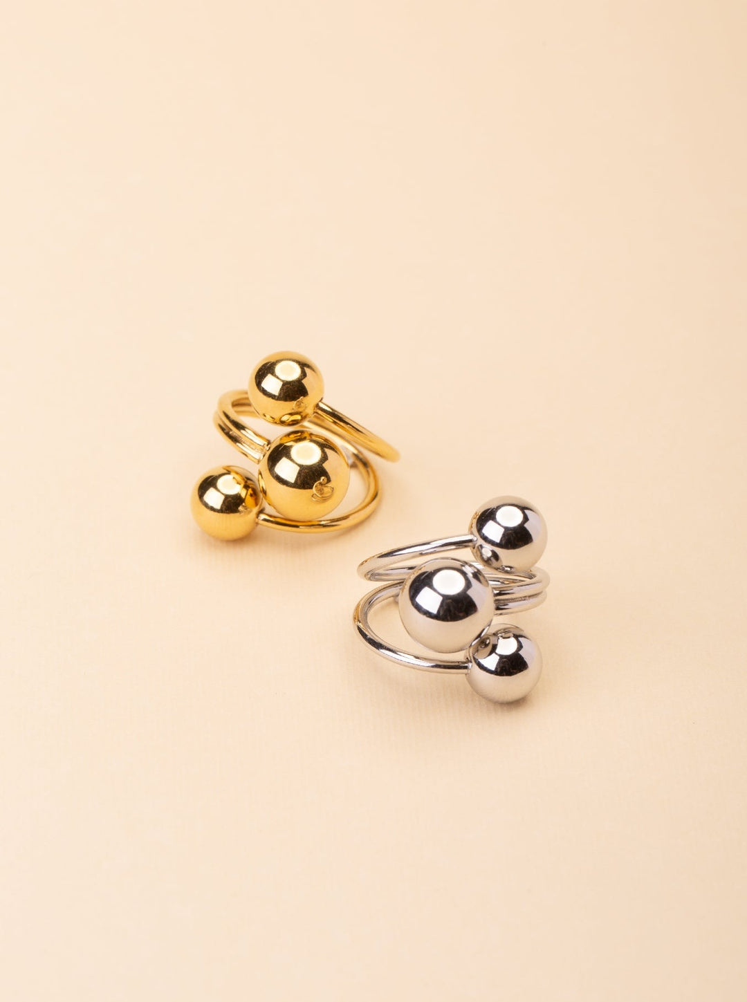 Rhythm Trio Sphere Ring