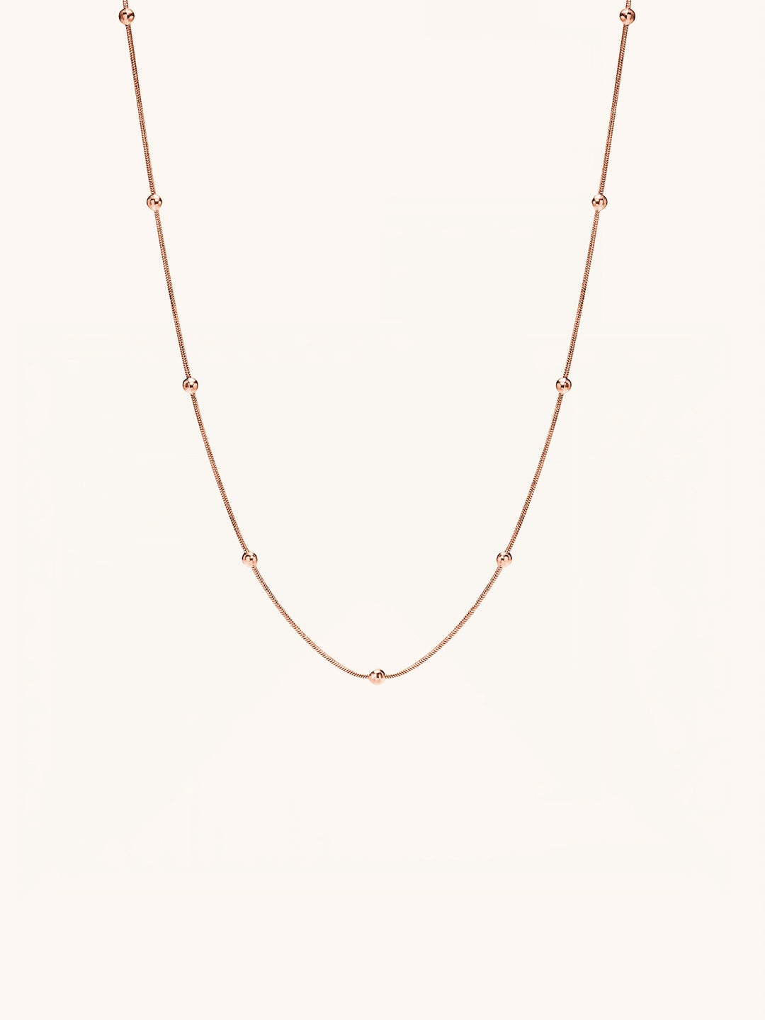 Rhea Satellite Snake Chain Necklace