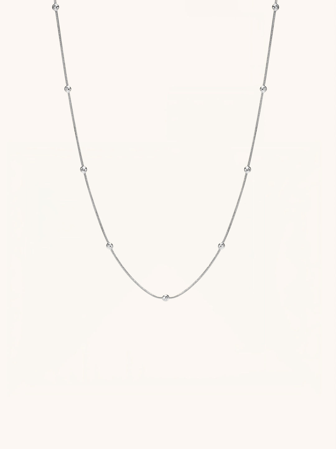 Rhea Satellite Snake Chain Necklace