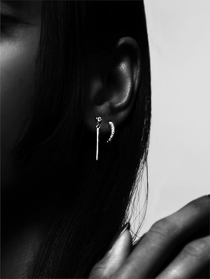 BLAKE Sterling Silver Ear Hoops