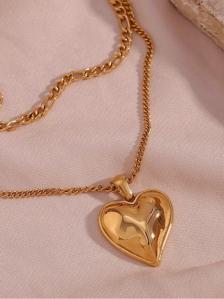 Infinite Heart Layered Necklace