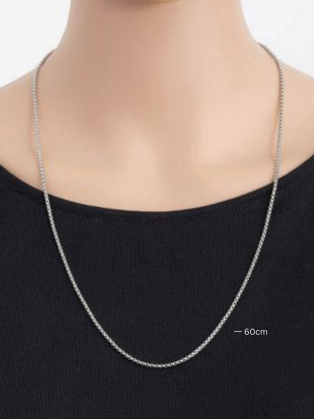 Square Rolo Chain Necklace