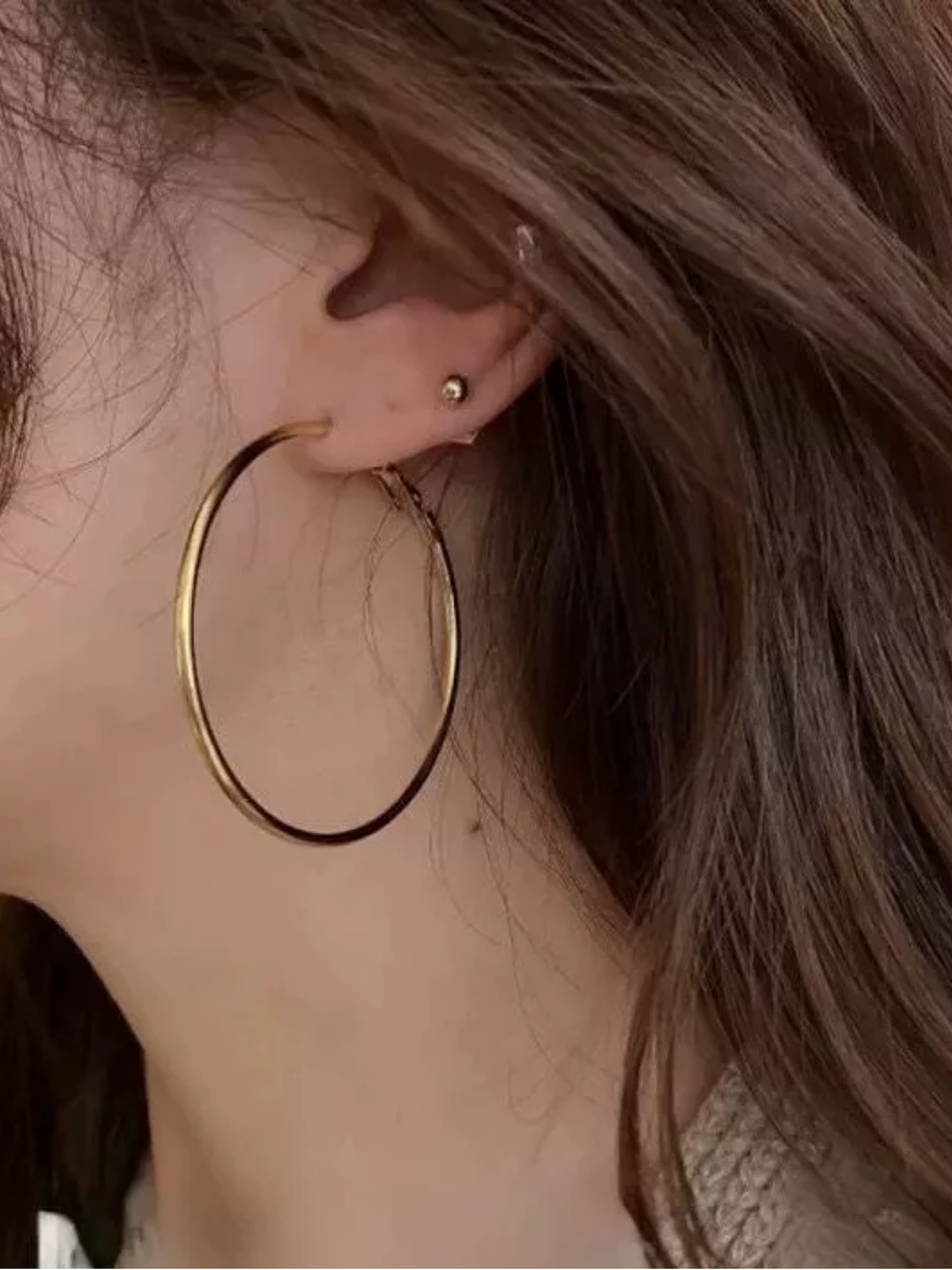 [ONLINE] Classic Thin Essential Hoop Earrings