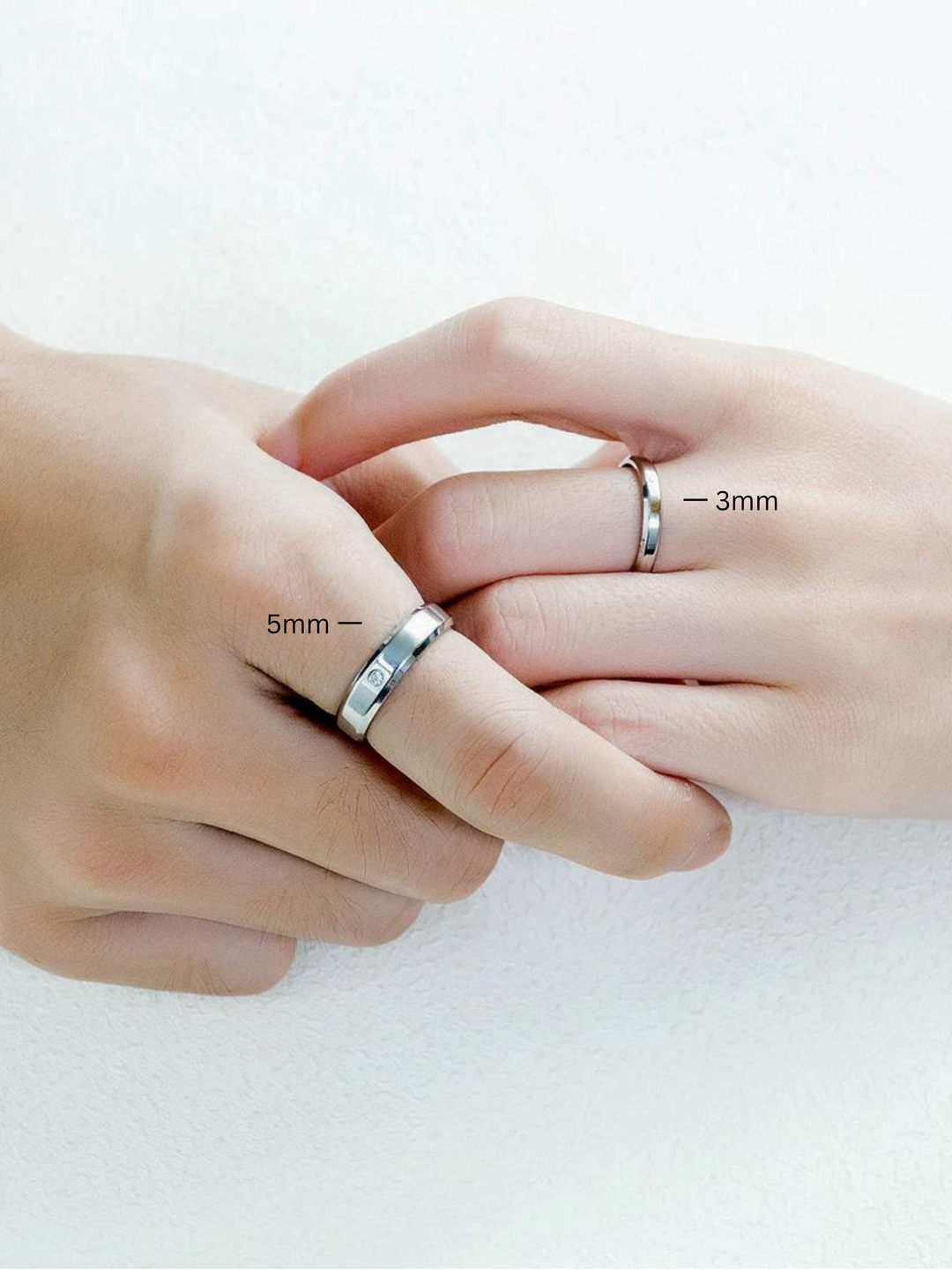 Eternal Diamond Couple Ring