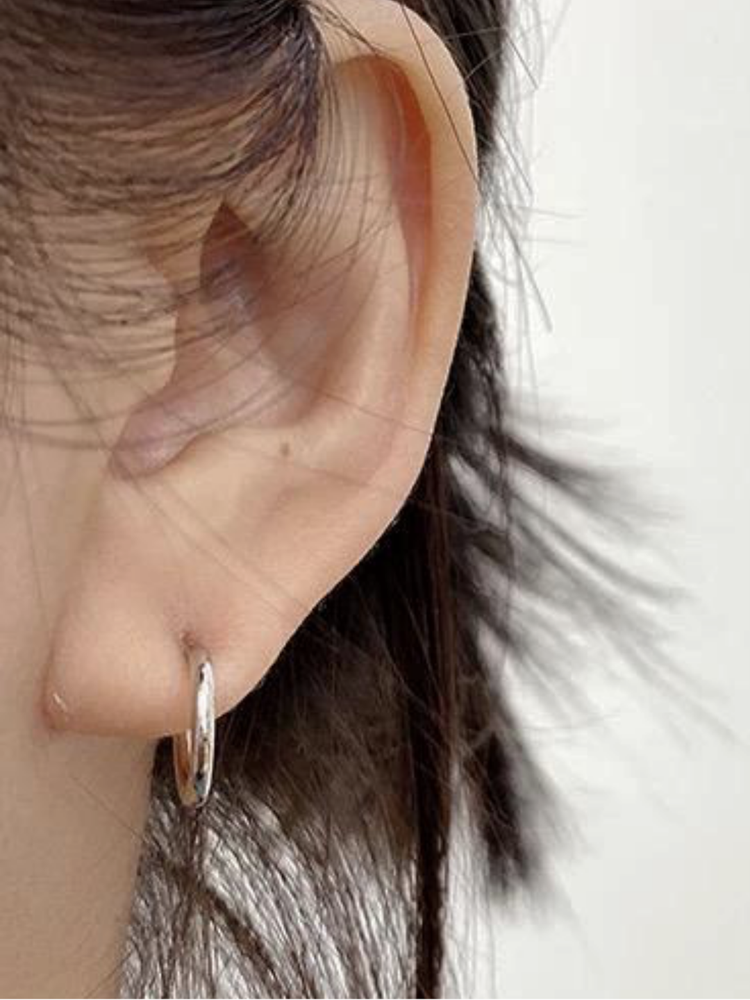 Thin Clip-On Hoop Earrings