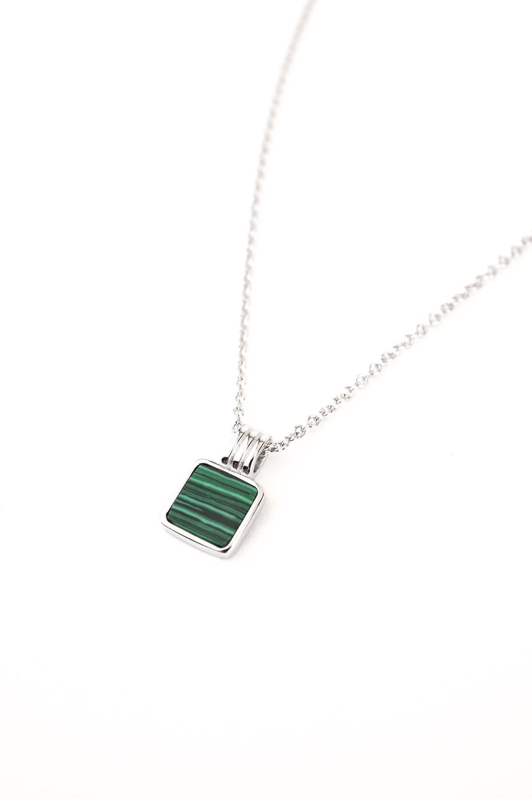 GREENE Square Sterling Silver Necklace