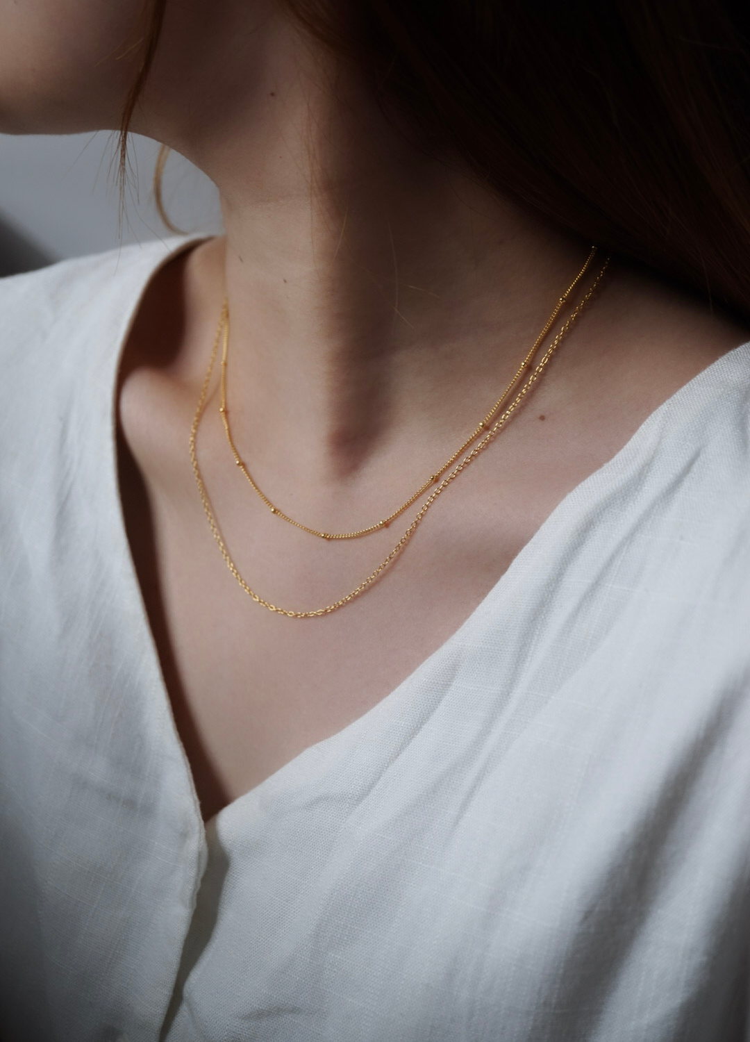 Carved Cable Sterling Silver Chain - Minimalist Lab