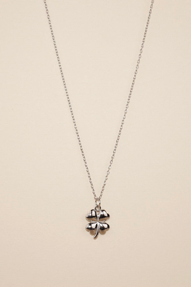 Silver Clover Necklace