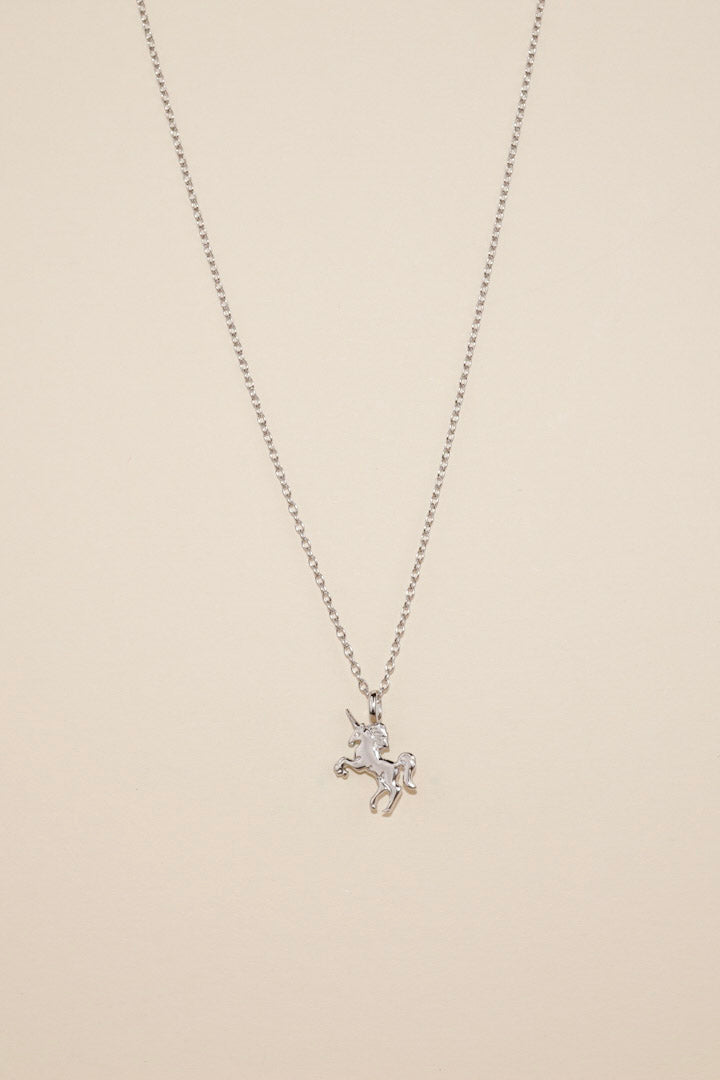 ISLA Unicorn Sterling Silver Necklace - Minimalist Lab