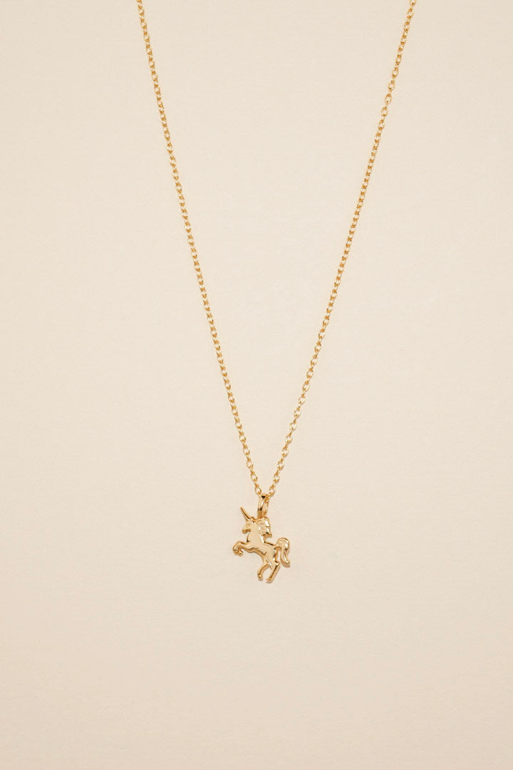 ISLA Unicorn Sterling Silver Necklace - Minimalist Lab