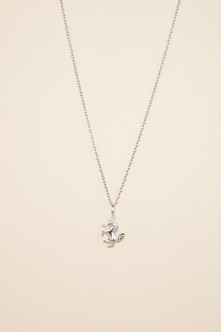 Silver Unicorn Necklace