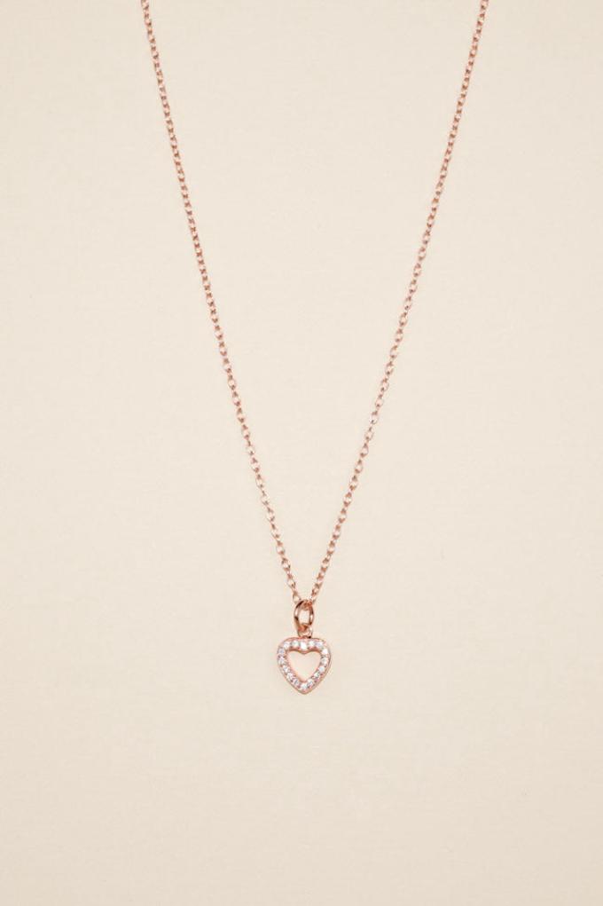 Rose Gold Heart Necklace