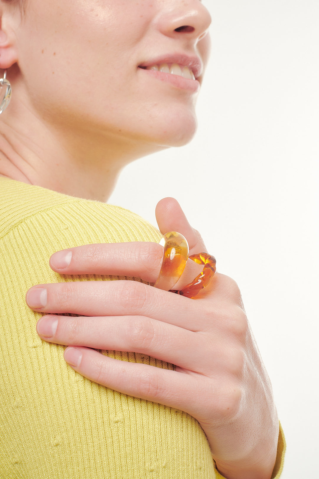 Organic Rope Glass Ring - Minimalist Lab