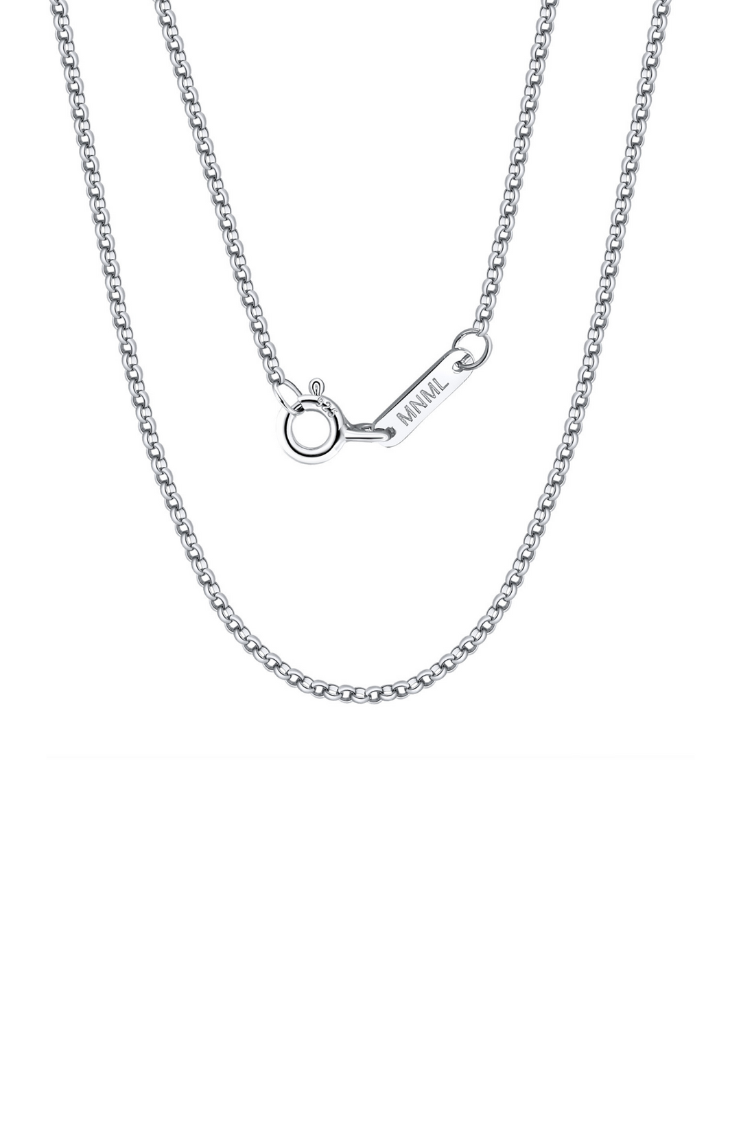 ROLO Sterling SIlver Round Chain