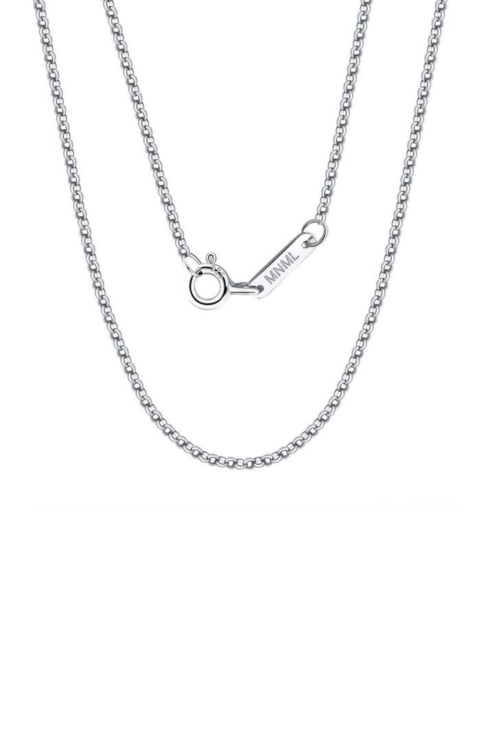 ROLO Round Sterling Silver Chain - Minimalist Lab