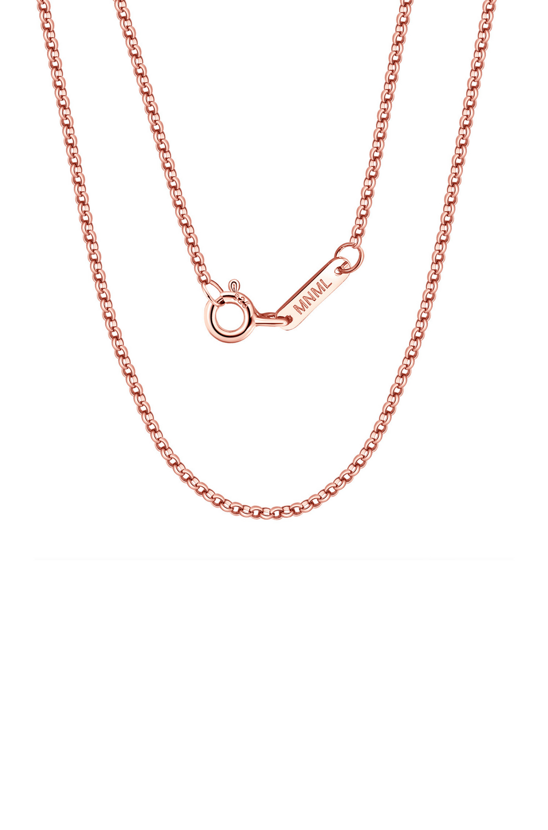 ROLO Sterling SIlver Round Chain