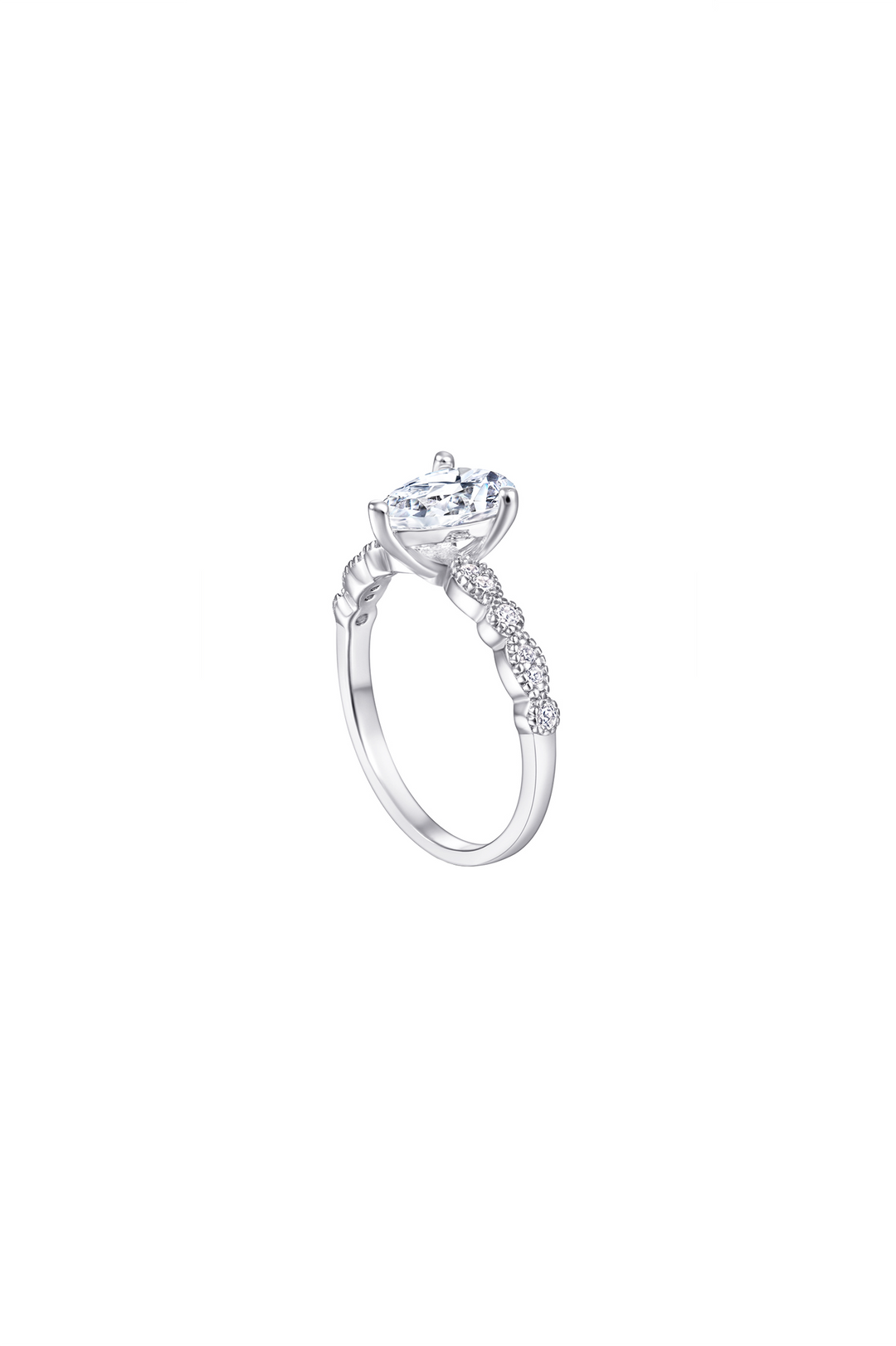 TOVE Teardrop Solitaire MNML LUXE Ring