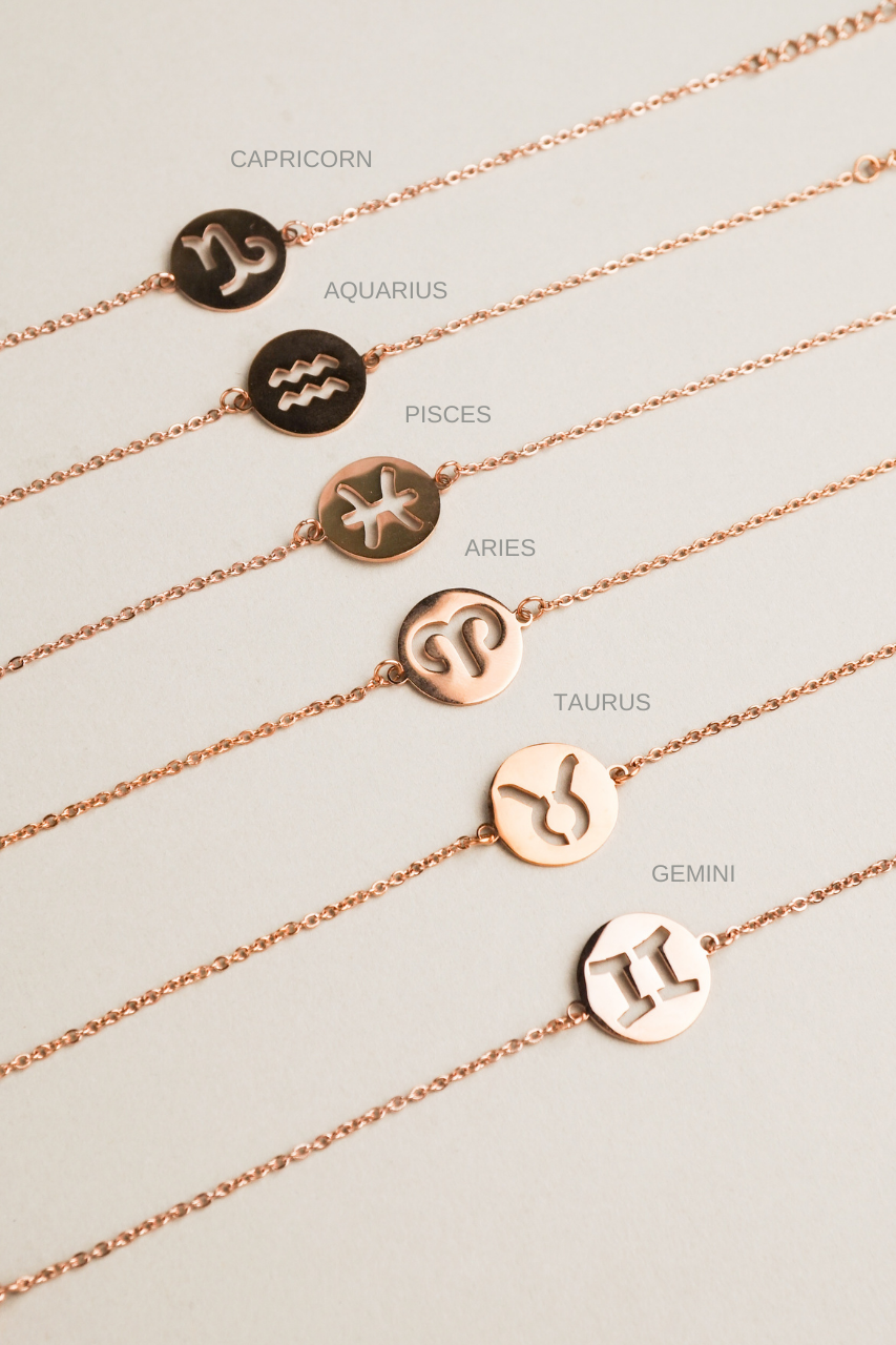 Horoscope Sign Chain Bracelet - Minimalist Lab