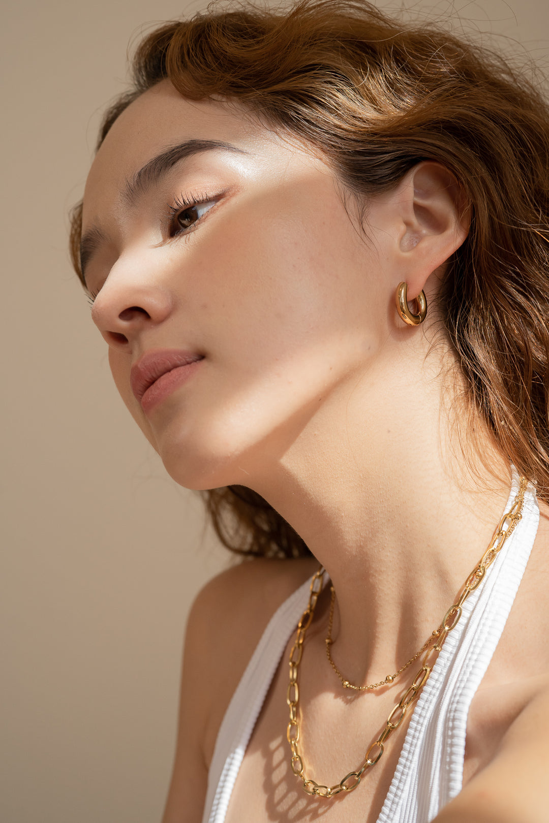 Blanca Bold Essential Hoop Earrings - Minimalist Lab