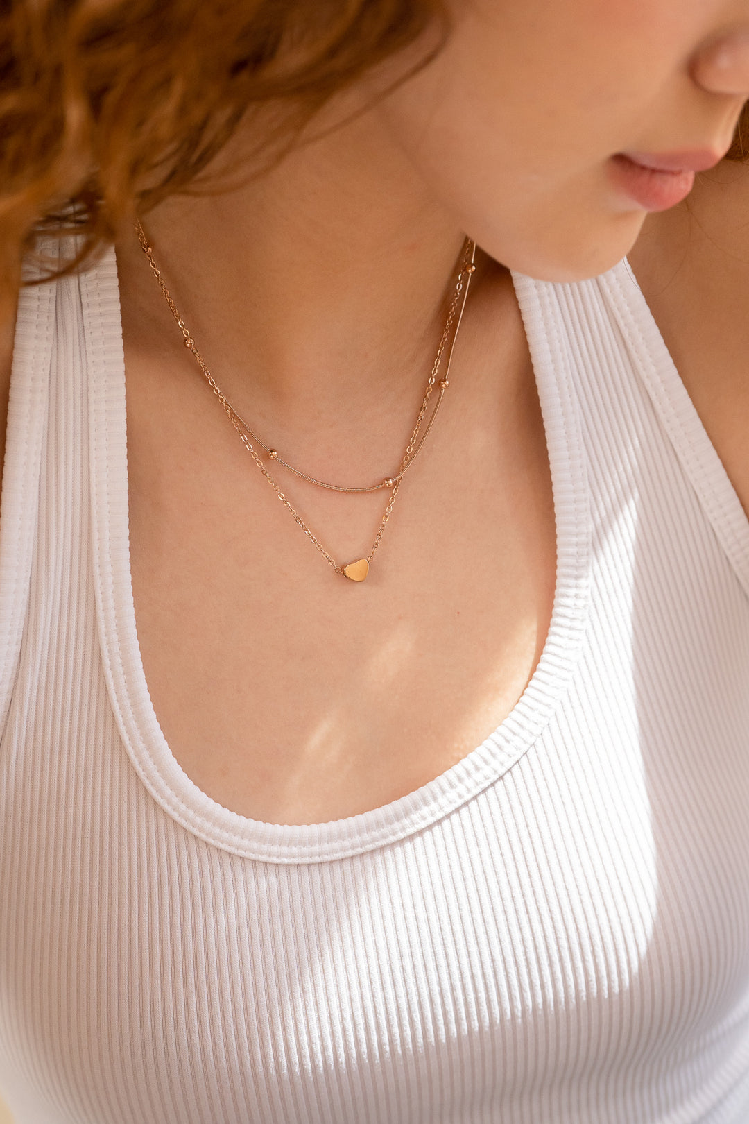 Erina Mini Heart Engravable Necklace - Minimalist Lab