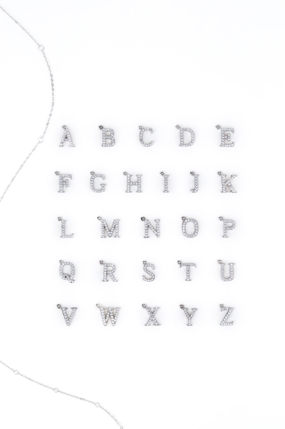 [ONLINE] Personalised Initial Sterling Silver Necklace